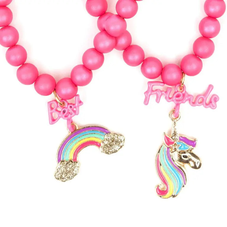 regnbåge BFF halsband